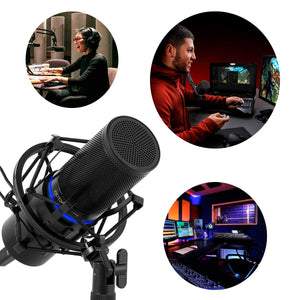 Microfono Profesional GAME FACTOR MCG700 Streaming 50Hz