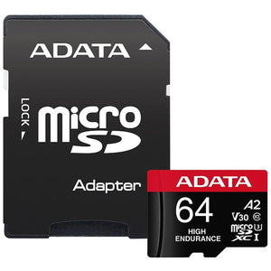 Memoria Micro SDXC 64GB ADATA UHS-I U3 Clase 10 V30S A2 Video Full HD