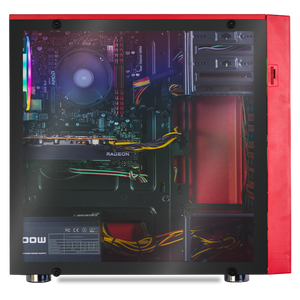 Xtreme PC Gamer AMD Radeon RX 6500 XT Ryzen 3 4100 16GB SSD 500GB WIFI Red