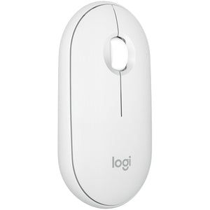 Mouse Inalambrico LOGITECH PEBBLE M350s Bluetooth 4000DPI Blanco 910-007047