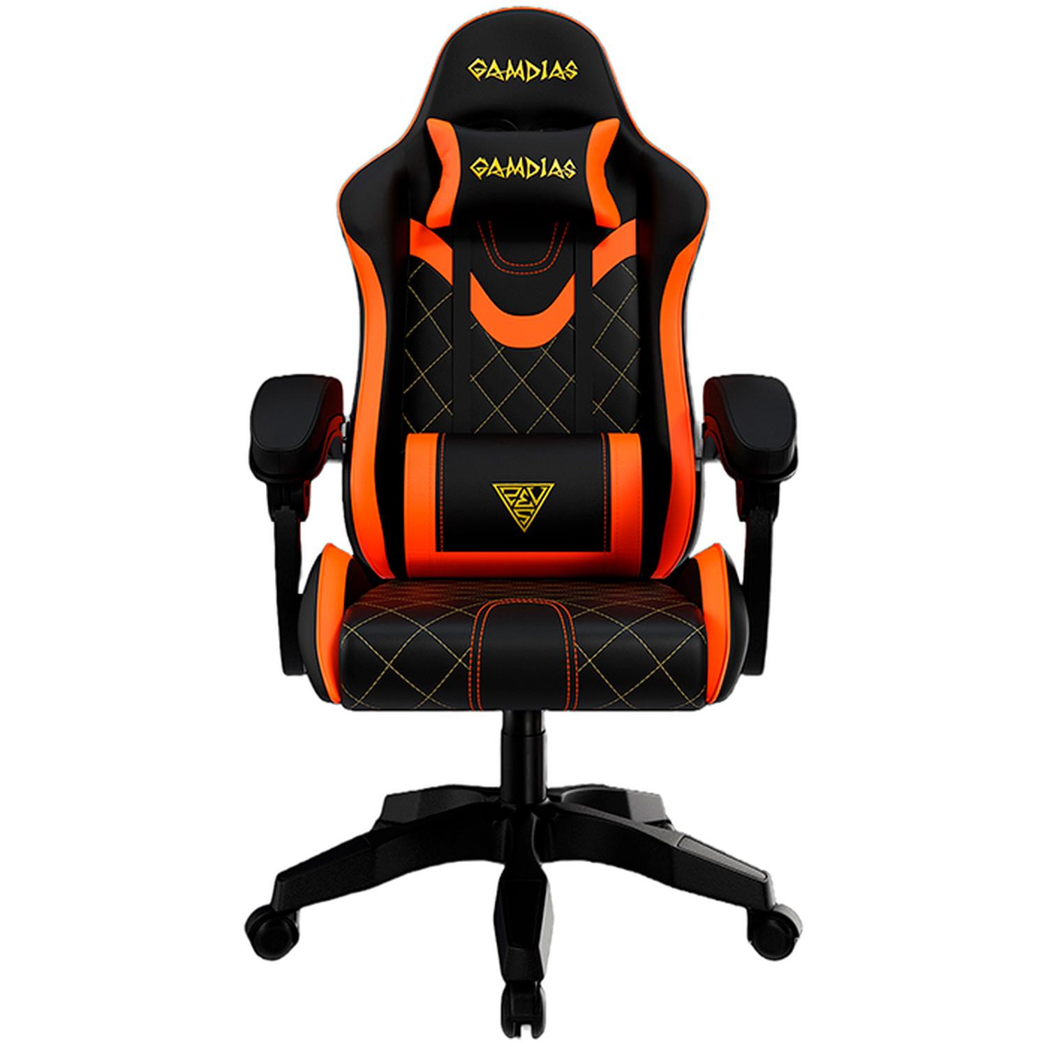 Silla Gamer GAMDIAS ZELUS E2 L BO Reclinable Negro/Naranja – GRUPO