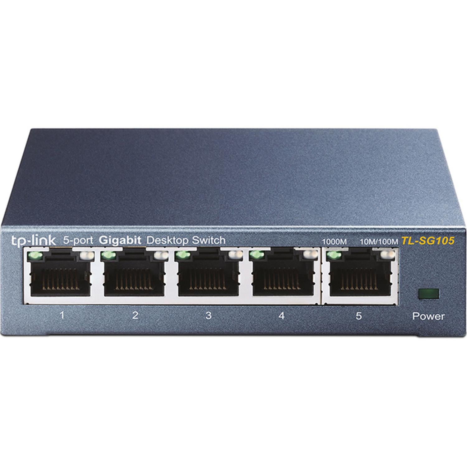 Switch TP-LINK TL-SG105 5 Puertos Gigabit RJ45 1000Mbps – GRUPO DECME