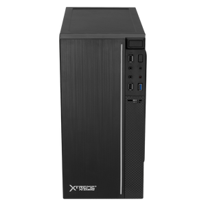 Gabinete Gamer XTREME PC GAMING XST-100 Mini ITX 1 ventilador RGB Negro XSCGB00B