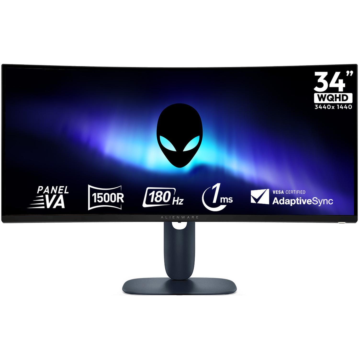 Monitor Gamer Curvo 34" ALIENWARE AW3425DWM VA WQHD 3440x1440 180Hz 1m ...