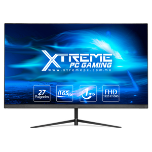 Xtreme PC Gaming Geforce RTX 3060 Ryzen 5 5600 16GB 500GB 2TB Monitor 27 165Hz WIFI Black