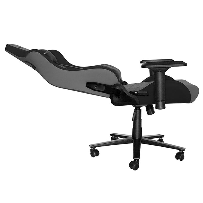 Silla Gamer BALAM RUSH THUNDER TOUR Ergonomica Reclinable 180° 150kg Reposabrazos 4D Gris/Negro BR-932882