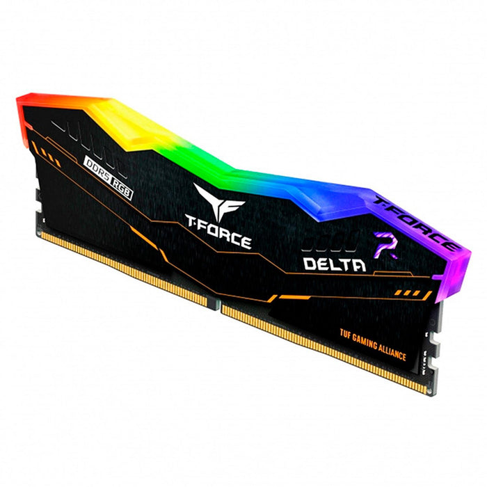 Memoria RAM DDR5 32GB 5600MT/s TEAMGROUP T-FORCE DELTA TUF GAMING ALLIANCE RGB 2x16GB Negro FF5D532G5600HC36BDC01