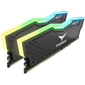 Memoria RAM DDR4 32GB 3200MHz TEAMGROUP T-FORCE DELTA RGB 2x16GB Negro TF3D432G3200HC16FDC01