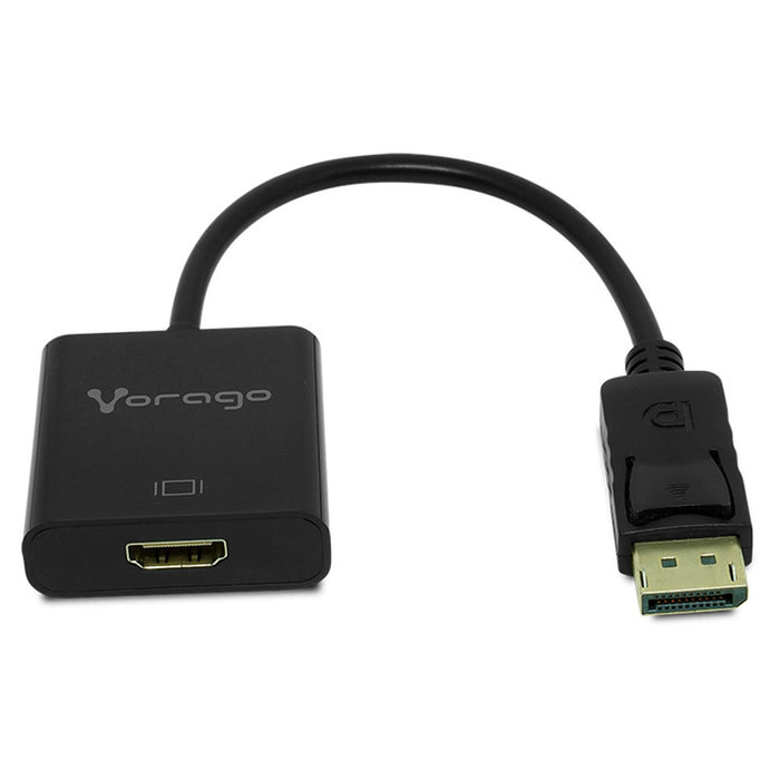 Adaptador Convertidor VORAGO DisplayPort a HDMI Full HD Negro ADP-300