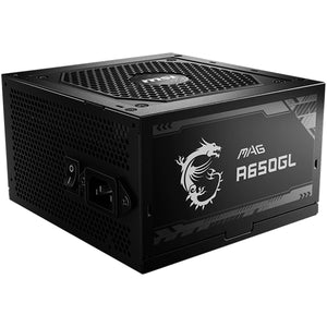 Fuente de Poder PC 650W Gamer MSI MAG A650GL 80 Plus Gold Modular