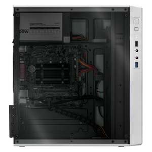 Xtreme PC Intel Quad Core J4125 2.7 Ghz 16GB SSD 500GB Monitor 23.8 WIFI Fusion White