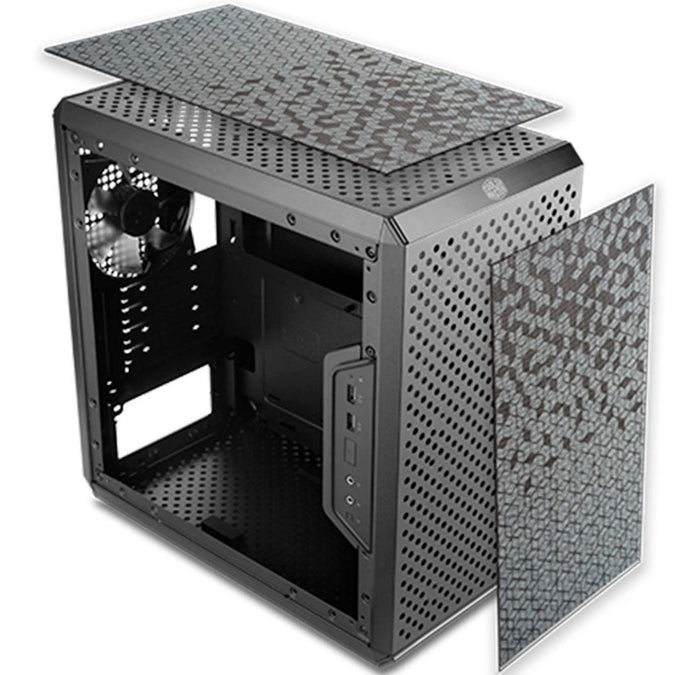 Gabinete Gamer COOLER MASTER Masterbox Q300L Panel Acrilico USB 3.0 Negro Micro ATX