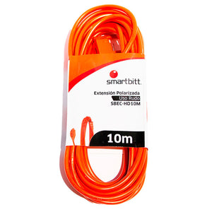 Cable Extensión SMARTBITT Uso Rudo 10 Metros 3 Contactos SBEC-HD10M