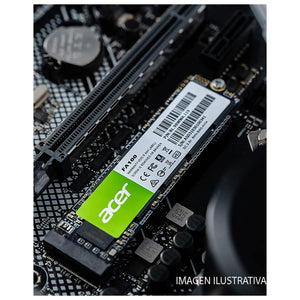 Unidad de Estado Solido SSD M.2 2TB ACER FA100 NVMe PCIe 3.0 3000/2700 MB/s BL.9BWWA.121