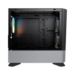 Gabinete Gamer COUGAR MG140 Air RGB controladora Cristal templado Mini ITX 3 FAN Negro 385JM80.0001