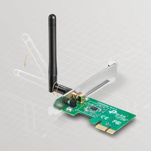 Adaptador Inalambrico PCIe TP-LINK TL-WN781ND 2.4Ghz 802.11n 150Mbps