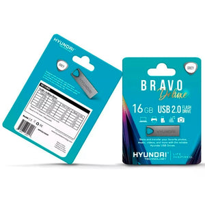 Memoria USB 16GB HYUNDAI 2.0 Bravo Deluxe Space Gray U2BK/16GASG