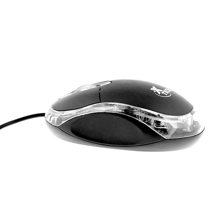 Mouse XTECH 1000DPI 3 Botones Optico USB XTM-195