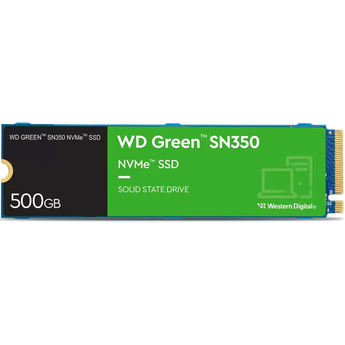 Unidad de Estado Solido SSD M.2 500GB WESTERN DIGITAL Green SN350 NVMe PCIe 3.0 2400/1500 MB/s