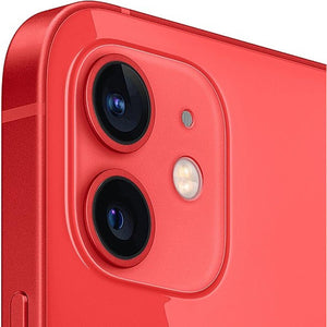 Celular APPLE iPhone 12 128GB OLED Retina 6.1 iOS 14 Rojo + Audifonos Reacondicionado