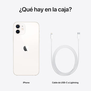 Celular APPLE iPhone 12 64GB 6.1" OLED Retina iOS 14 Blanco Reacondicionado