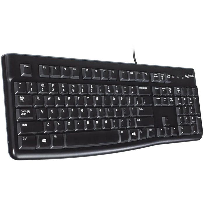 Teclado LOGITECH K120 USB plug and play Español Negro 920-004422