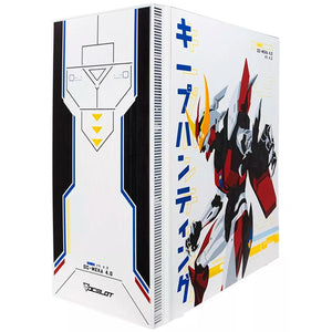 Gabinete Gamer OC-MEKA 4.0 E-ATX 3 Fan ARGB Cristal Templado Gundam