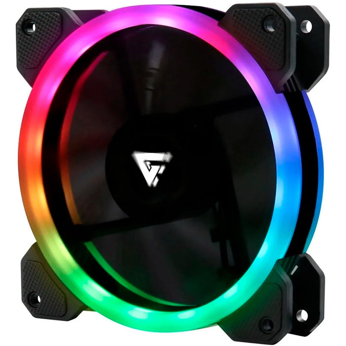 Kit 3 Ventiladores GAME FACTOR 120MM C/Control RGB 2 Tiras Led 30 CM FKG400