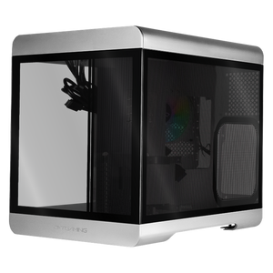 Gabinete Gamer DXT GAMING Titan T6 Micro Torre Micro ATX 1 FAN USB-C Cristal Templado ARGB Metalico