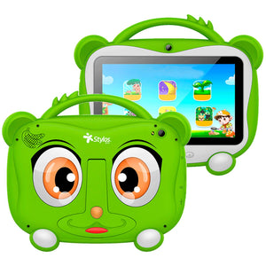 Tablet 7" STYLOS Taris Kids Quad Core 2GB 32GB WiFi Android 11 USB-C Verde STTAA112V