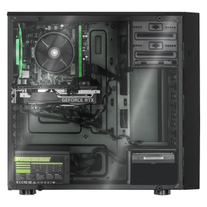 Xtreme PC Gaming Geforce RTX 3050 AMD Ryzen 5 5500 16GB SSD 500GB 2TB WIFI Black