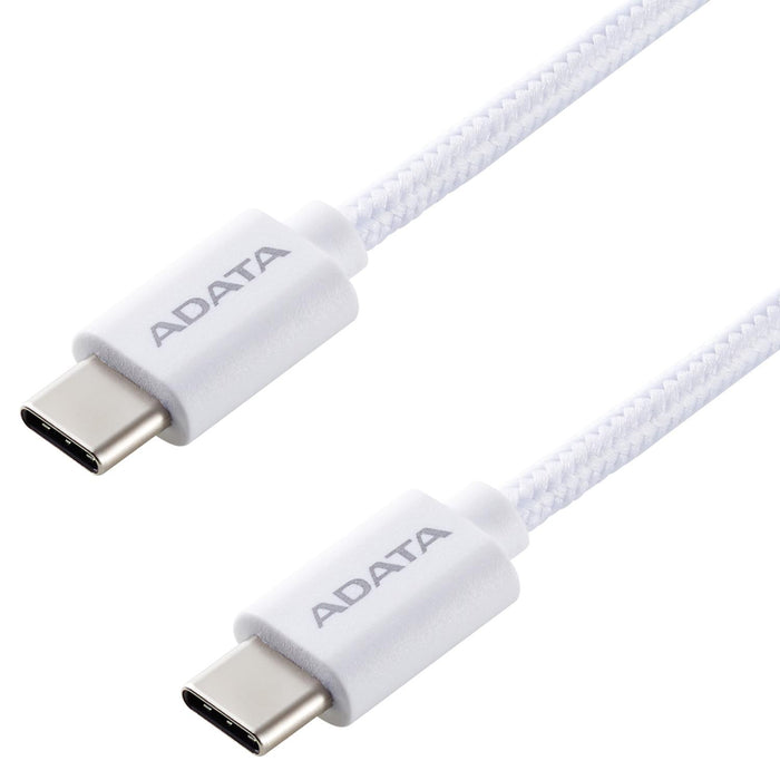 Cable ADATA USB Tipo C a USB Tipo C 1 metro Blanco CACC-100PN-WH