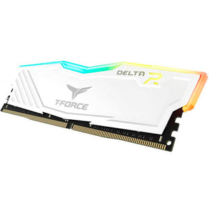 Memoria RAM DDR4 8GB 3200MHz TEAMGROUP T-FORCE DELTA RGB Blanco TF4D48G3200HC16F01