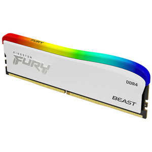 Memoria RAM DDR4 16GB 3200MHz KINGSTON FURY BEAST RGB Blanco 1x16GB