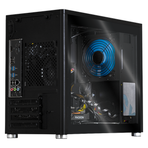Xtreme PC Gaming AMD Radeon RX 6500 XT Ryzen 5 5600X 16GB SSD 250GB 2TB WIFI Eris Black