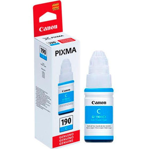 Botella de Tinta CANON PIXMA GI-190C G1100 G1110 G2100 G2110 G3100 G3110 70ml Cyan 0668C001AA