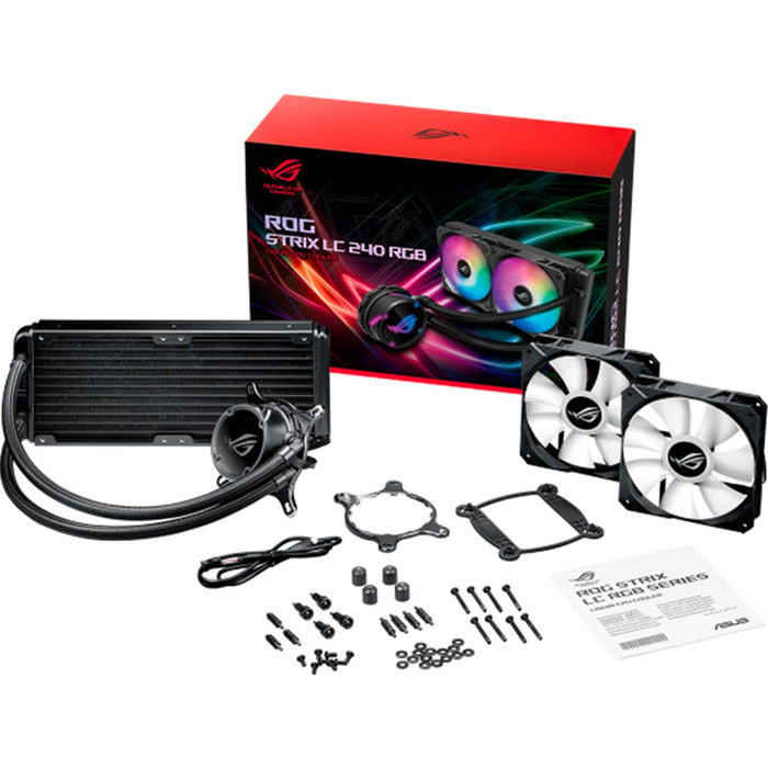 Enfriamiento Liquido ASUS ROG STRIX LC 240 RGB 2x120mm Aura Sync