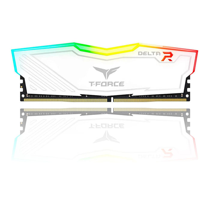 Memoria RAM DDR4 8GB 3200MHz TEAMGROUP T-FORCE DELTA RGB Blanco TF4D48G3200HC16F01