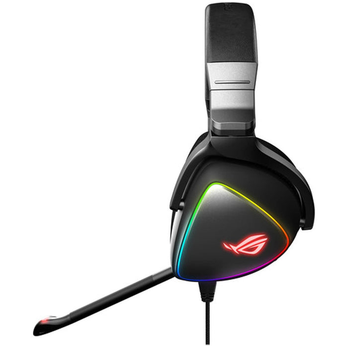 Audifonos Diadema Gamer ASUS ROG DELTA RGB USB-C Xbox PS4 PC Nintendo Negro