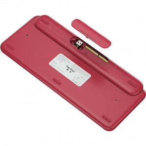 Teclado Bluetooth LOGITECH POP Keys Coral Rose Mecanico USB