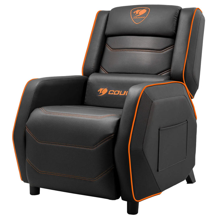 Sofa Gamer COUGAR RANGER S Ergonomico Reclinable Reposapies 160KG Negro/Naranja 3MRGSORB.0001