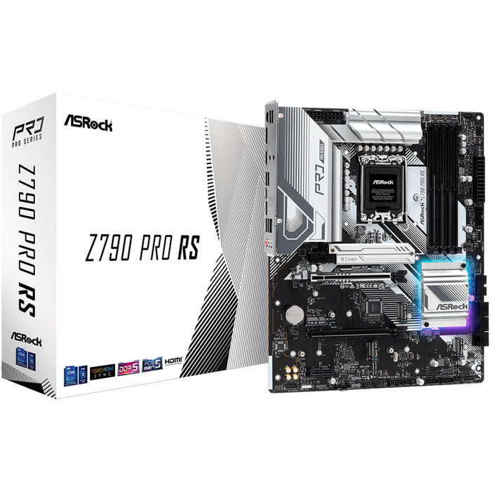 Tarjeta Madre ASROCK Z790 Pro RS LGA1700 4x DDR5 4x M.2 PCIe 5.0 USB-C ATX