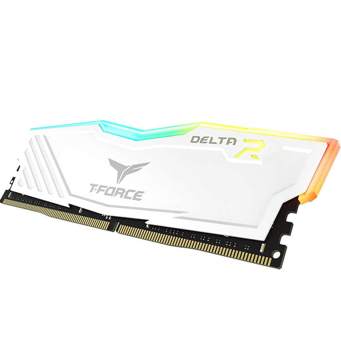 Memoria RAM DDR4 8GB 3600MHz TEAMGROUP T-FORCE DELTA RGB Blanco TF4D48G3600HC18J01