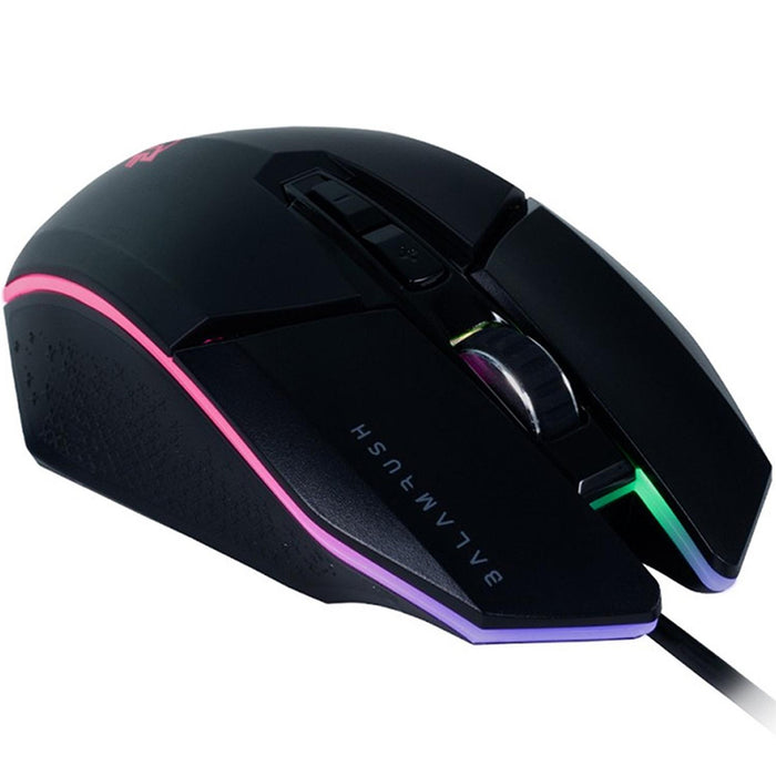 Mouse Gamer BALAM RUSH HELIUM USB RGB 12000dpi 7 Botones BR-931410
