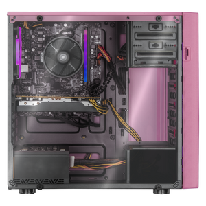 Xtreme PC Gaming AMD Radeon RX 6600 Ryzen 5 5500 16GB SSD 500GB Monitor 23.8 144Hz WIFI Pink