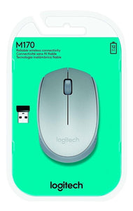 Mouse Inalambrico LOGITECH M170 3 Botones 1000 DPI Gris 910-005334