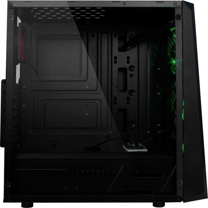 Gabinete Gamer GAME FACTOR CSG502 ATX Acrilico ARGB 4 ventiladores USB 3.0