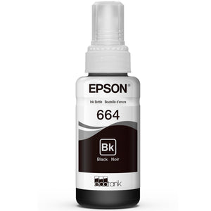 Botella Tinta EPSON T664 L310 L380 L375 L395 L575 L1300 Negro T664120-AL