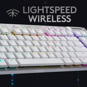 Teclado Gamer LOGITECH G915 TKL Lightspeed RGB Lightsync Mecanico Switch GL Tactil Ingles 920-009660