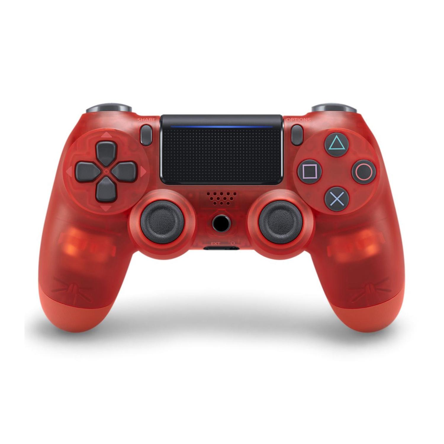 Control PS4 PlayStation 4 DualShock 4 Inalambrico Red Crystal – GRUPO DECME